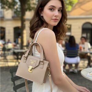 Prada Nude Leather Mini Bag (Not Original)